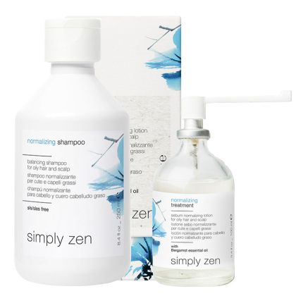 Комплект за мазен скалп и коса Simply Zen Normalizing Kit