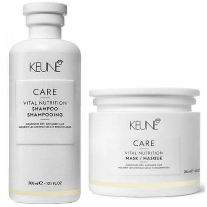 Промо комплект за възстановяване на суха и изтощена коса Keune Vital Nutrition