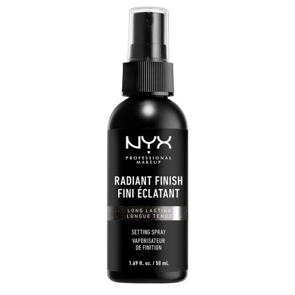 Фиксиращ спрей за изясняване на тена NYX Finish Setting Spray Radiant