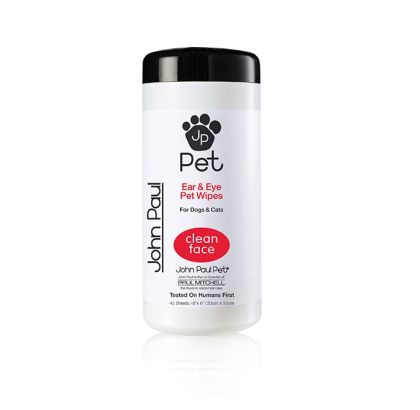 Кърпички за почистване на уши и очи за кучета и котки John Paul Pet Ear and Eye Wipes