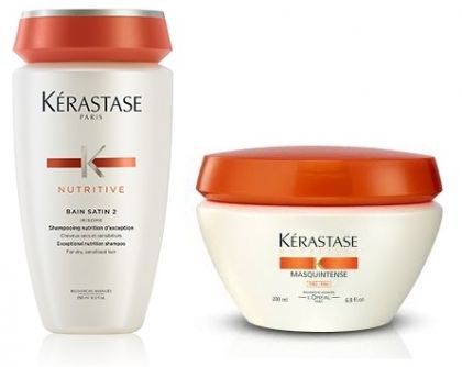 Комплект за много суха фина коса Kerastase Nutritive Satin 2