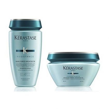 Заздравяващ комплект за изтощена коса Kerastase Force Architecte 