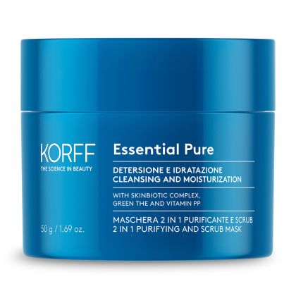Ексфолираща маска за лице  2 в 1 KORFF Essential 2 in 1 Purifying and Scrub Mask 50ml