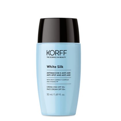 Избелващ дневен крем за лице KORFF White Silk Face Cream SPF50+ 50ml