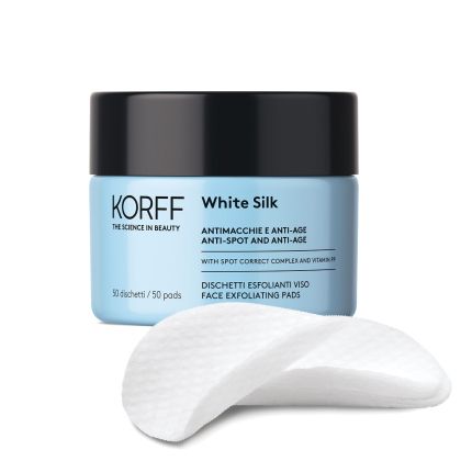 Ексфолиращи тампони за лице KORFF White Silk Face Exfoliating Pads 50 бр