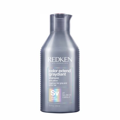 Неутрализиращ жълтите оттенъци шампоан за сива и сребриста коса REDKEN Color Extend Graydiant Shampoo 300ml