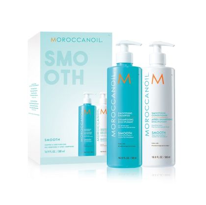 Комплект шампоан и балсам за изглаждане Moroccanoil Smooth Duo 2x500ml