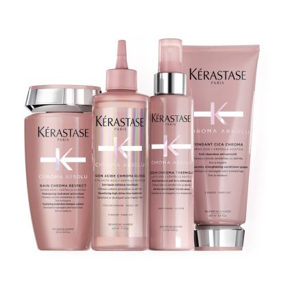 Комплект за грижа за тънка боядисана коса Kerastase Chroma Absolu Kit 