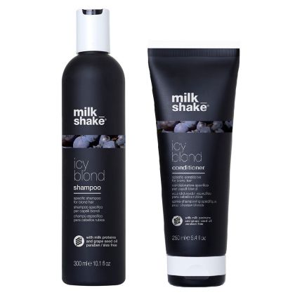 Комплект от шампоан и балсам за матиране на ледено рус цвят Milk Shake Icy Blond Kit
