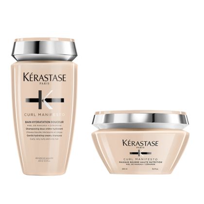 Хидратиращ комплект за къдрава коса Kerastase Curl Manifesto Shampoo and Mask
