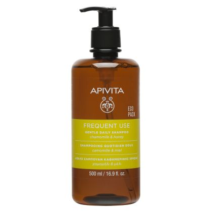 Нежен шампоан за ежедневна употреба Apivita Gentle Daily Shampoo 500ml