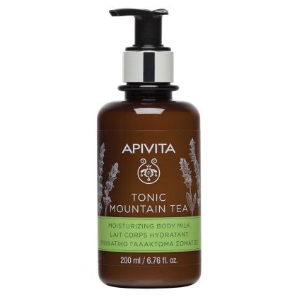 Хидратиращо и тонизиращо мляко за тяло Apivita Tonic Mountain Tea Body Milk 200ml