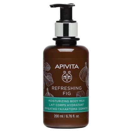 Хидратиращо и ревитализиращо мляко за тяло  Apivita Refreshing Fig Body Milk 200ml