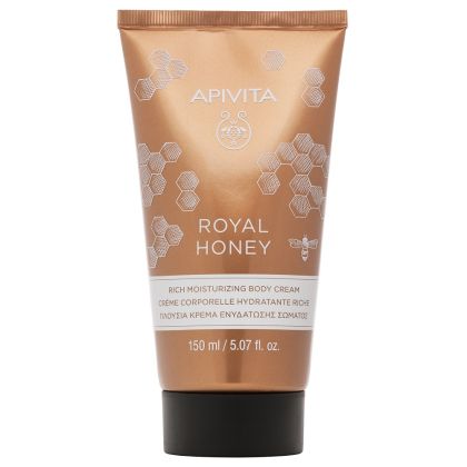Богат хидратиращ и релаксиращ крем за тяло Apivita Royal Honey Body Cream 200ml