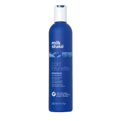 Шампоан за неутрализиране на медните оттенъци на кестенява коса Milk Shake Cold Brunette Shampoo 300мл