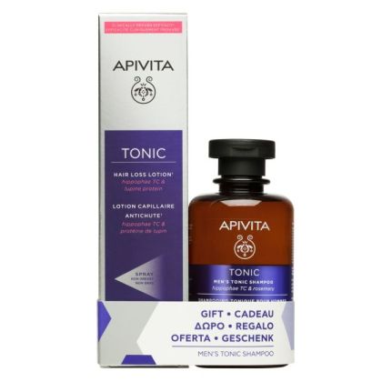 ПРОМО Лосион и шампоан за мъже против косопад Apivita Men's Kit