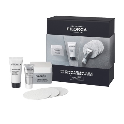 Комплект за абсолютна корекция на бръчки на околоочния контур Filorga ANTI-AGEING THEME BOX
