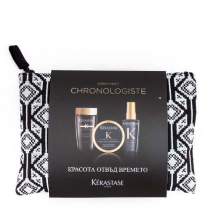 Ревитализиращ комплект за път за луксозно изживяване на сетивата Kerastase Chronologiste Travel Kit