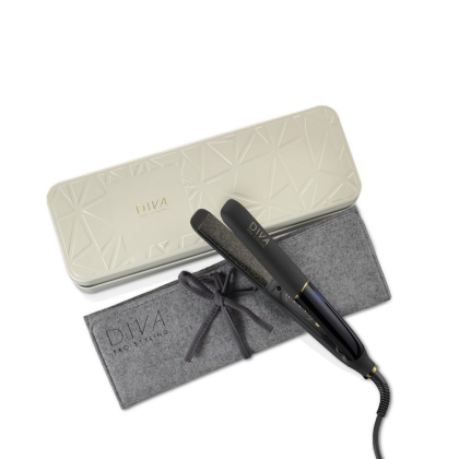 Преса с керамични плочи с частици 24 каратово злато DIVA GOLD DUST PROFESSIONAL TOUCH STRAIGHTENER