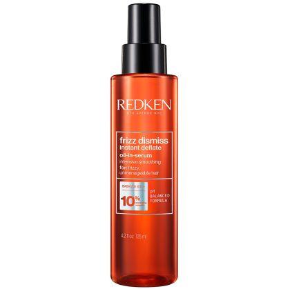 Изглаждащ серум за непокорна коса при влажно време Redken Frizz Dismiss Instant Deflate Oil-In-Serum 125ml
