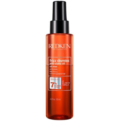 Изглаждащо спрей-олио за непокорна коса Redken Frizz Dismiss Anti-Static Oil Mist 125ml