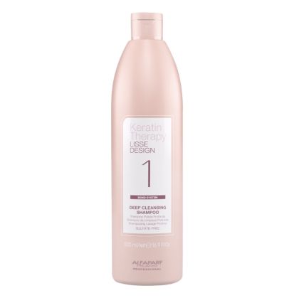 Дълбоко почистващ шампоан Alfaparf Lisse Design Keratin Therapy Deep Cleansing Shampoo 500ml