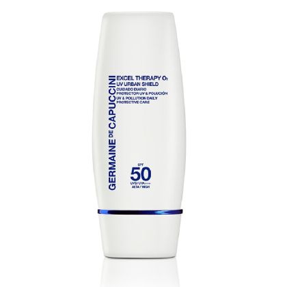 Емулсия за защита на кожата от стареене и стрес със слънцезащита SPF 50 Germaine de Capuccini EXC О2 UV Urban Shield  30ml