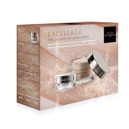 Комплект за плътност и сияние за зряла кожа Institut Esthederm Excellage Set