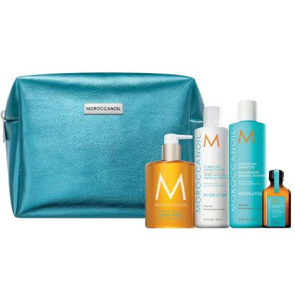 Промо Хидратиращ комплект за коса с ПОДАРЪЦИ Moroccanoil HYDRA Holiday Kits