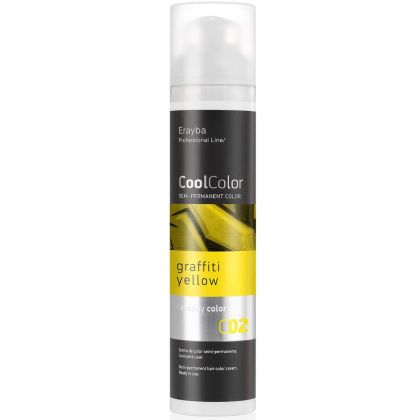 Пигмент за коса в цвят графитено жълто Erayba CoolColor C02 GRAFFITI YELLOW 100 ml