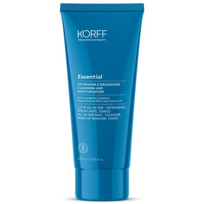 Мляко с тройно почистващо и тонизиращо действие за лице KORFF Essential All In One Milk 200ml