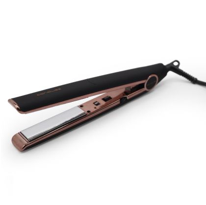 Професионална преса с титаниеви плочи Corioliss C1 Black Soft Touch Copper