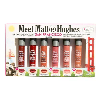 Комплект дълготрайни течни мини червила theBalm Meet Matte Hughes Mini Kit San Francisco