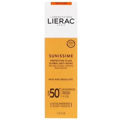 Слънцезащитен енергизиращ флуид за лице SPF50 Lierac Sunissime Energizing Protective Fluid 40ml
