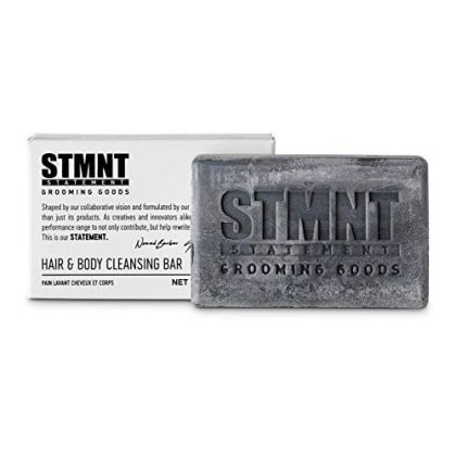 Сапун за коса и тяло с активен въглен STMNT Grooming Goods Hair & Body Cleansing Bar 125 g