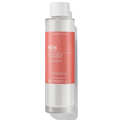 Незабавно изглаждаща и плътна биоферментна есенция за лице REN Perfect Canvas Smooth, Prep & Plump Essence 100 ml