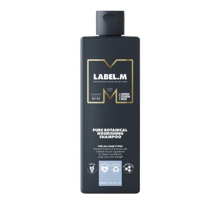 Подхранващ шампоан за силна коса, свеж и здрав скалп label.m Pure Botanical Nourishing Shampoo 300ml