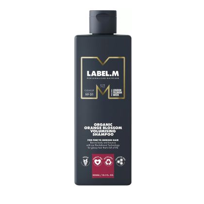 Органичен шампоан за обем и копринена коса с цвят от портокал label.m Organic Orange Blossom Volumising Shampoo 300ml