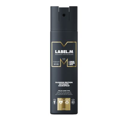 Спрей за коса с гъвкаво задържане и меко на допир покритие label.m Fashion Edition Ultimate Hairspray 250ml