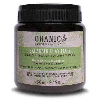 Балансираща скалпа глинена маска за контрол на излишния себум Ohanic Balancer Clay Mask 250 ml