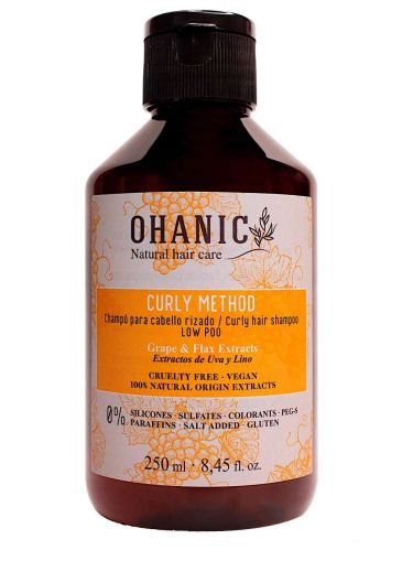Шампоан с възстановяваща терапия за къдрава коса Ohanic Curly Method Shampoo 250 ml
