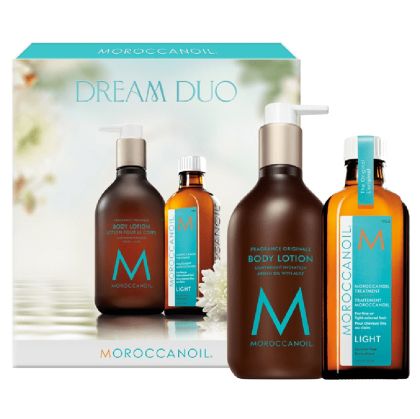 Промо комплект  за хидратиране на коса и тяло MOROCCANOIL Dream Duo Light 