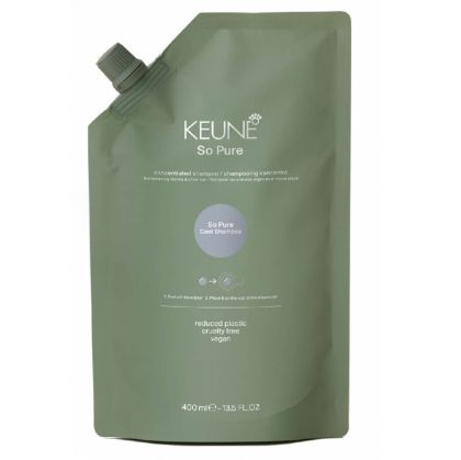 Веган матиращ шампоан за свеж тон на руса и сребриста коса Keune So Pure Cool Shampoo 400ml - Пълнител