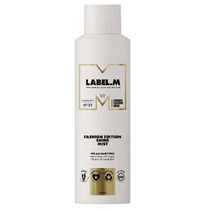 Спрей за блясък с UV защита с арганово масло label.m  Fashion Edition Shine Mist 200мл