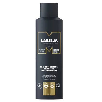 Сух шампоан за брюнетки label.m Fashion Edition Brunette Dry Shampoo 200мл
