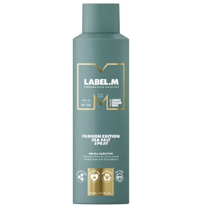 Спрей за небрежни плажни вълни с морска сол label.m Fashion Edition Sea Salt Spray 200ml