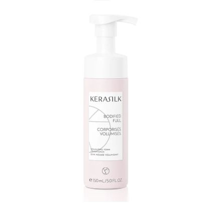 Балсам-пяна за подсилване и обем на фина, отпусната и слегнала коса Kerasilk Essentials Volumizing Foam Conditioner 150 ml