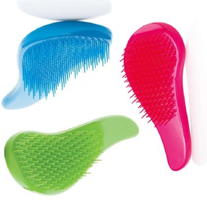 Четка за разресване на мокра коса Kolor Tangle Ionic detangling hair brush