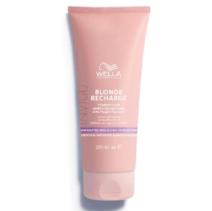 Балсам за освежаване на цвета за студена гама руса коса WELLA Invigo Blonde Recharge Cool Conditioner 200ml