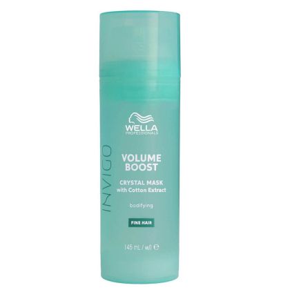 Маска за обем и уплътняване на тънка и фина косата WELLA Invigo Volume Boost Crystal Mask 145ml